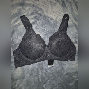 Avenue Black Lace Bra 42D